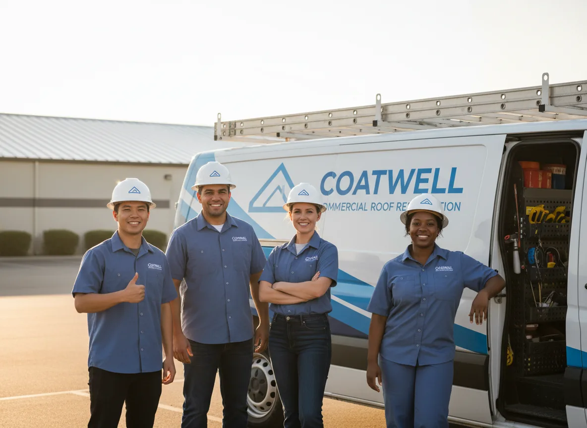 Commercial roof coating company in Maynard, MA